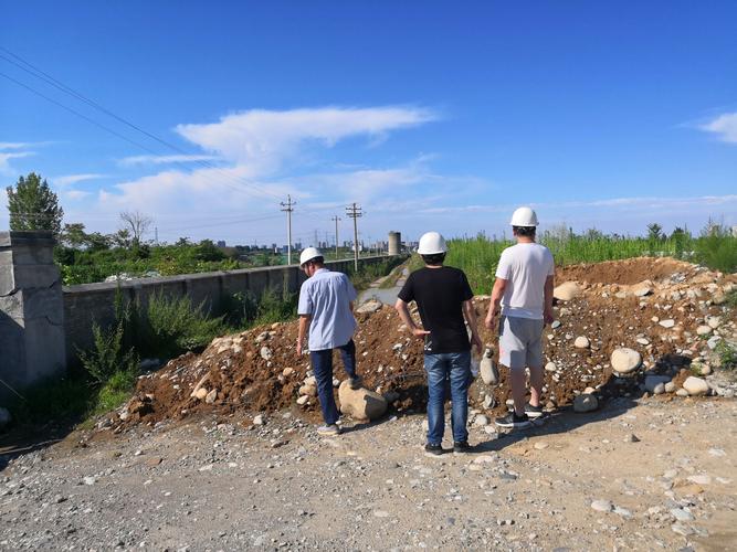 西安市水利工程质量监督站涝河水系工程项目站2019年7月10日工作